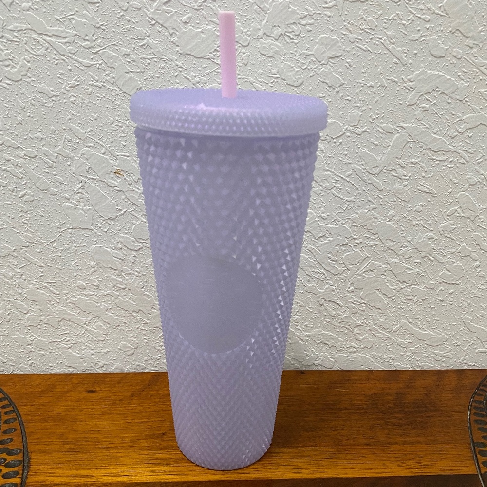 Starbucks 24oz Cup 2021, New, Icy Lilac Bling Studded‎